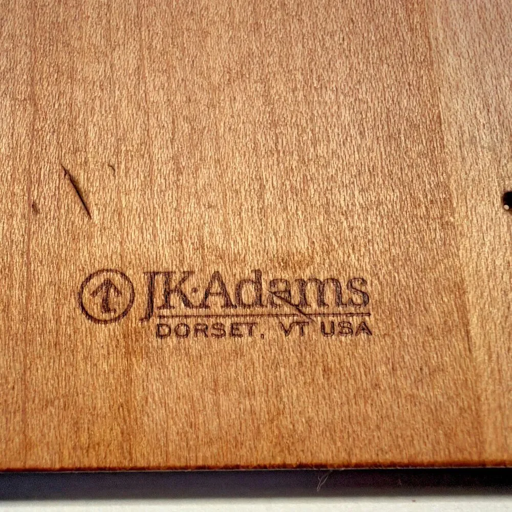 JK Adams Wooden Cutting Board Charcuterie Paddle Laser Engraved Cactus CA Custom